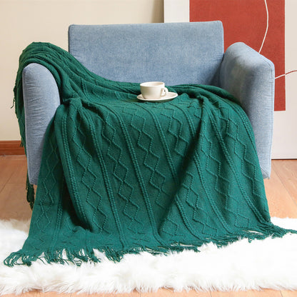Knitted Blanket Nap Sofa Cover Blanket