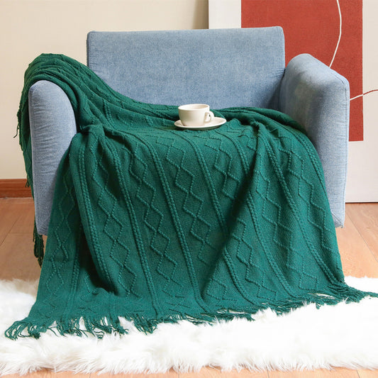 Knitted Blanket Nap Sofa Cover Blanket